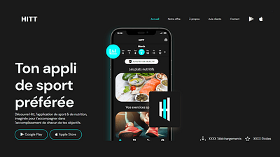 Mobile app - Sport & Nutrition branding figma logo mobile ui desing