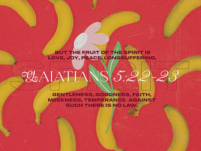 PCM Design Challenge | Galatians 5:22-23 art artwork church design design challenge graphic design pcmchallenge prochurchmedia social media typography