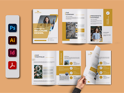 Company Profile Design branding brochure design catalog catalog design company profile flyer design graphic design logo marketing materials