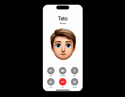 New Incoming Call accept animation app apple call controls decline incoming mobile phone ui