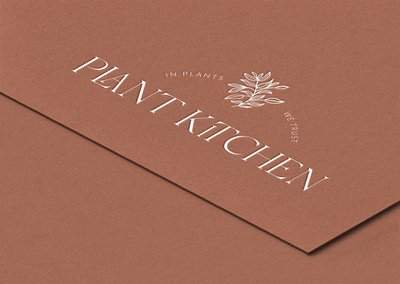 Plant Kitchen Vegan Restaurant Branding branding design graphic design illustration logo typography