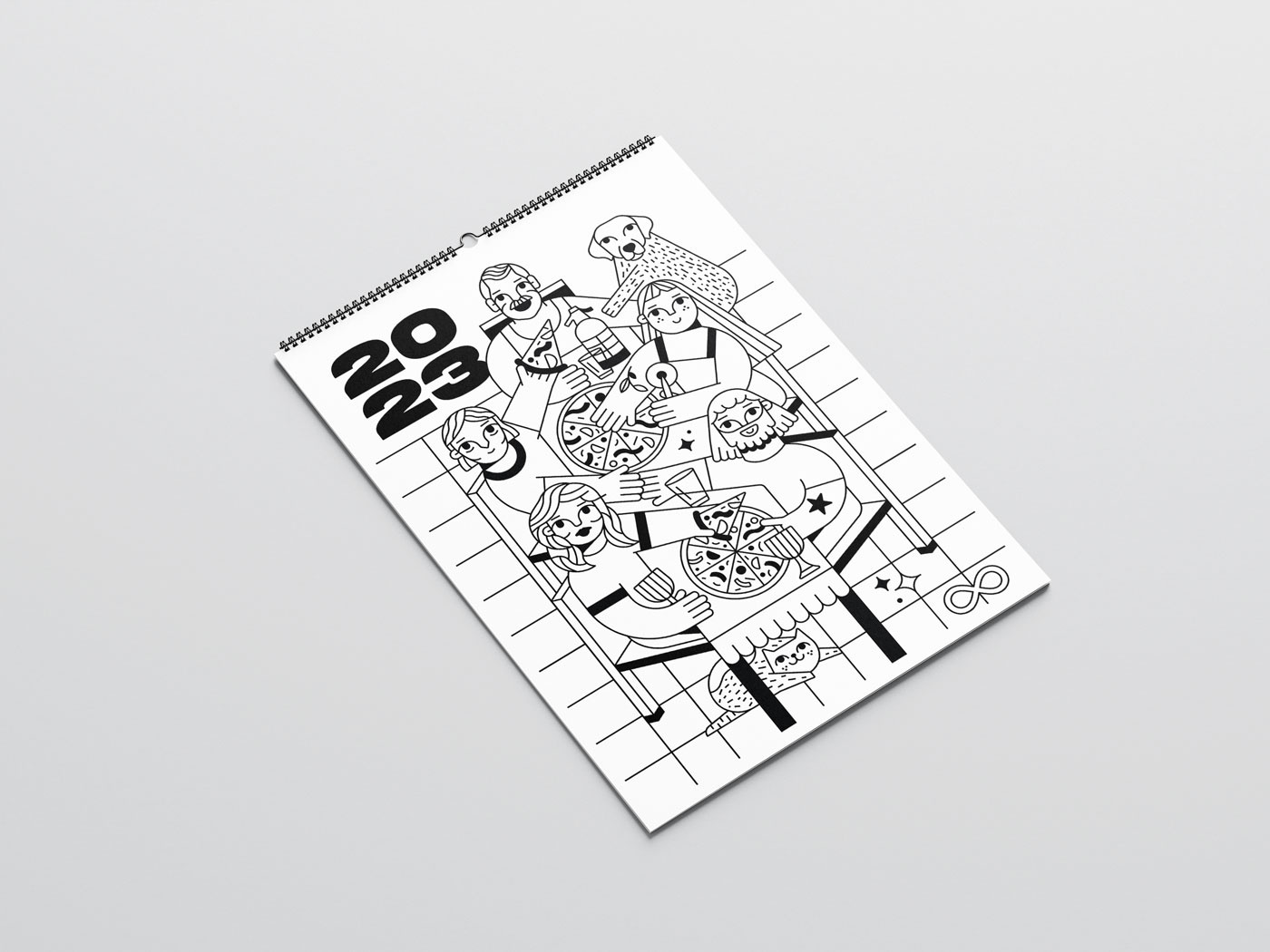 Algo familiar • calendar calendar family gift graphic design illustration