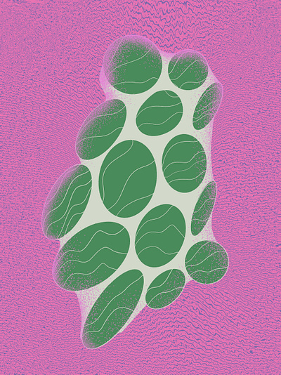 cells abstract design flat illustration illustrator procreate sketches