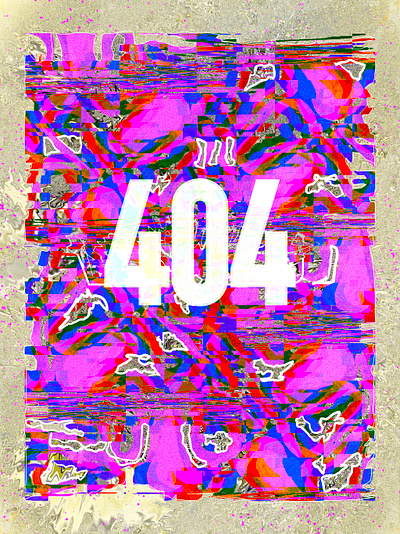 404 Error Page abstract design flat illustration illustrator procreate sketches