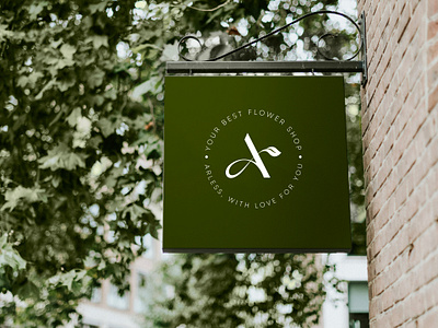 Arless FlowerShop branding design graphic design illustration logo motion graphics typography ui ux vector