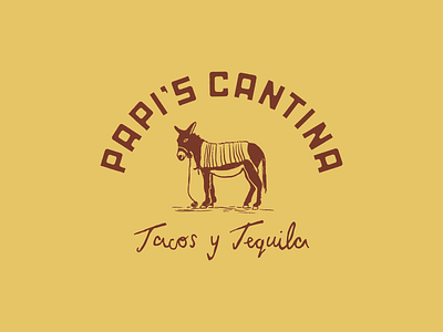 Papi's Cantina Mexican Restaurant Branding and Logos bar branding font food illustration logo mexican mexican restaurant mexico restaurant script tacos tequila