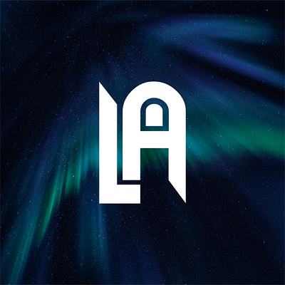 L.A logo concept app branding design graphic design illustration logo typography ui ux vector