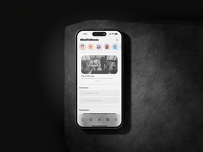 Minfullness App app design designer mobile product designer ui ux