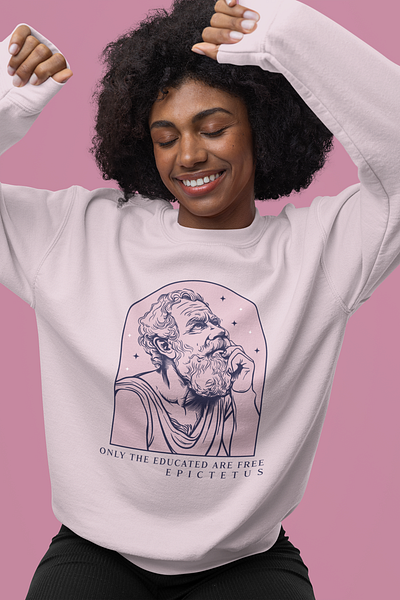 Epictetus Design T-shirt ai design epitectus graphic design illustration tshirt typography