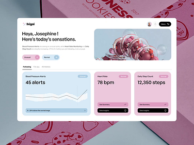 Health Tracker agency blood branding dashboard design health landingpage wellbeing