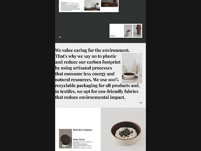 Landing Page: Brand Presentation "O CACTUU" design typography ui uxui