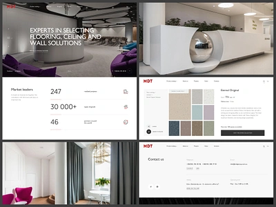 MDT Site design mainpage ui web webdesign