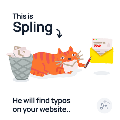 Spell check entire websites with ✍️Spling (www.spl.ing) dev grammar odw spell check ui website www.spl.ing