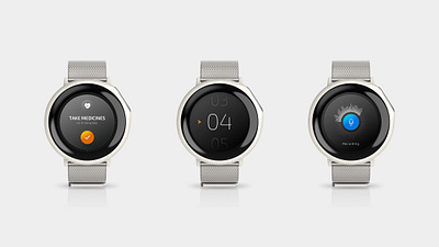 Smart Watch UI & Industrial Design design interactive interface ios ui watch