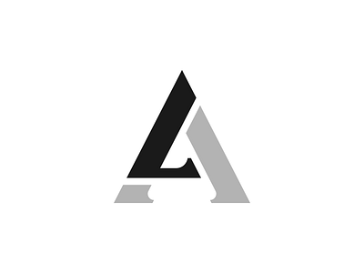 Elegant LA AL Letter Logo al al letter design finance icon la la letter la logo logo logo design logodesign luxury logo minimal minimalist logo monogram logo unique letter