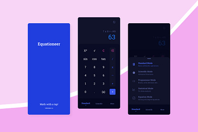 Calculator | Modern App Design app design calculator dailyui modern design ui ui design