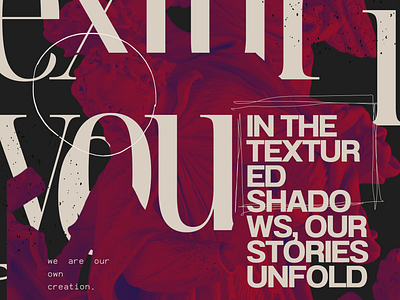 textured shadows design illustration sketches