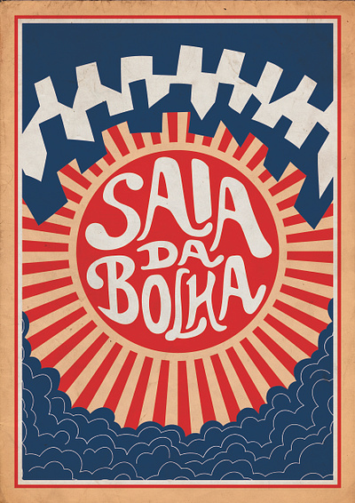 SAIA DA BOLHA - POSTER art design graphic design illustration
