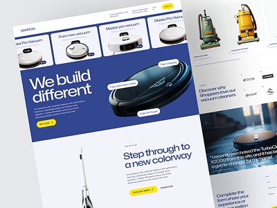 Sapatoo - Vacuum Landing Page agency cleaner details digital ecommerce elementor framer landing marketing online page product shop ui vacuum webflow website wordpress