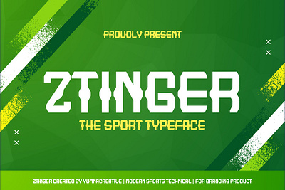 Ztinger - Sports Font gym sports