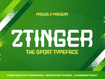 Ztinger - Sports Font gym sports