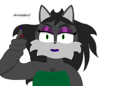 Amanda's Kira Detonator Pose adults antagonists anthro character evil fantasy furry girl ladies lady mobian oc pose reference sonic villainess villains vixen witch woman