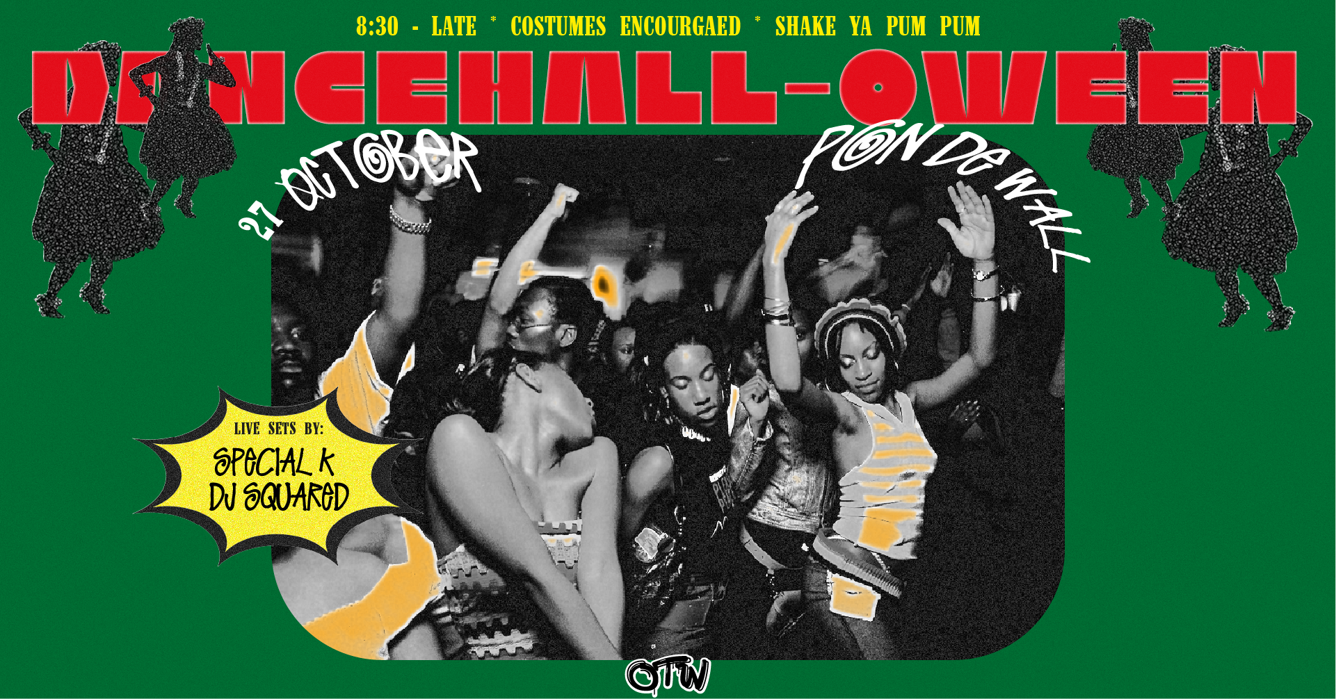 Dancehall-oween Poster Design (IG) graphic design poster poster design print social media