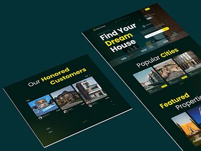 Real Estate Landing Page UI Inspiration airbnb branding design illustration inspiration landing page logo property realestate realtor web design website design