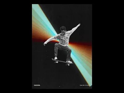 Kickin - Motion Poster #292 animation design experimental kickin kinetic kinetictype motion motion graphics motion poster typography ui animation