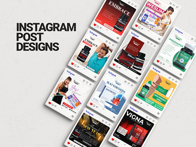 Social Media Post Designs app branding design graphic design icon illustration logo ui ux vector