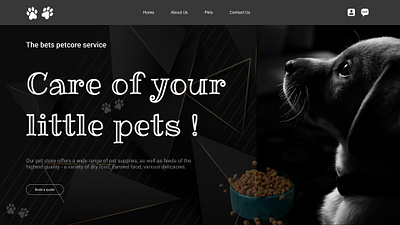 Pet Care Website