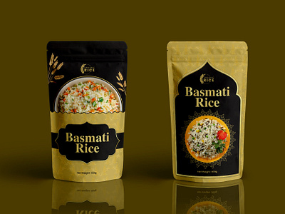 Rice Pouch Packaging Design basmati rice pouch design packaging packaging design pouch design pouch packaging design product design product label rice pouch design rice packet design