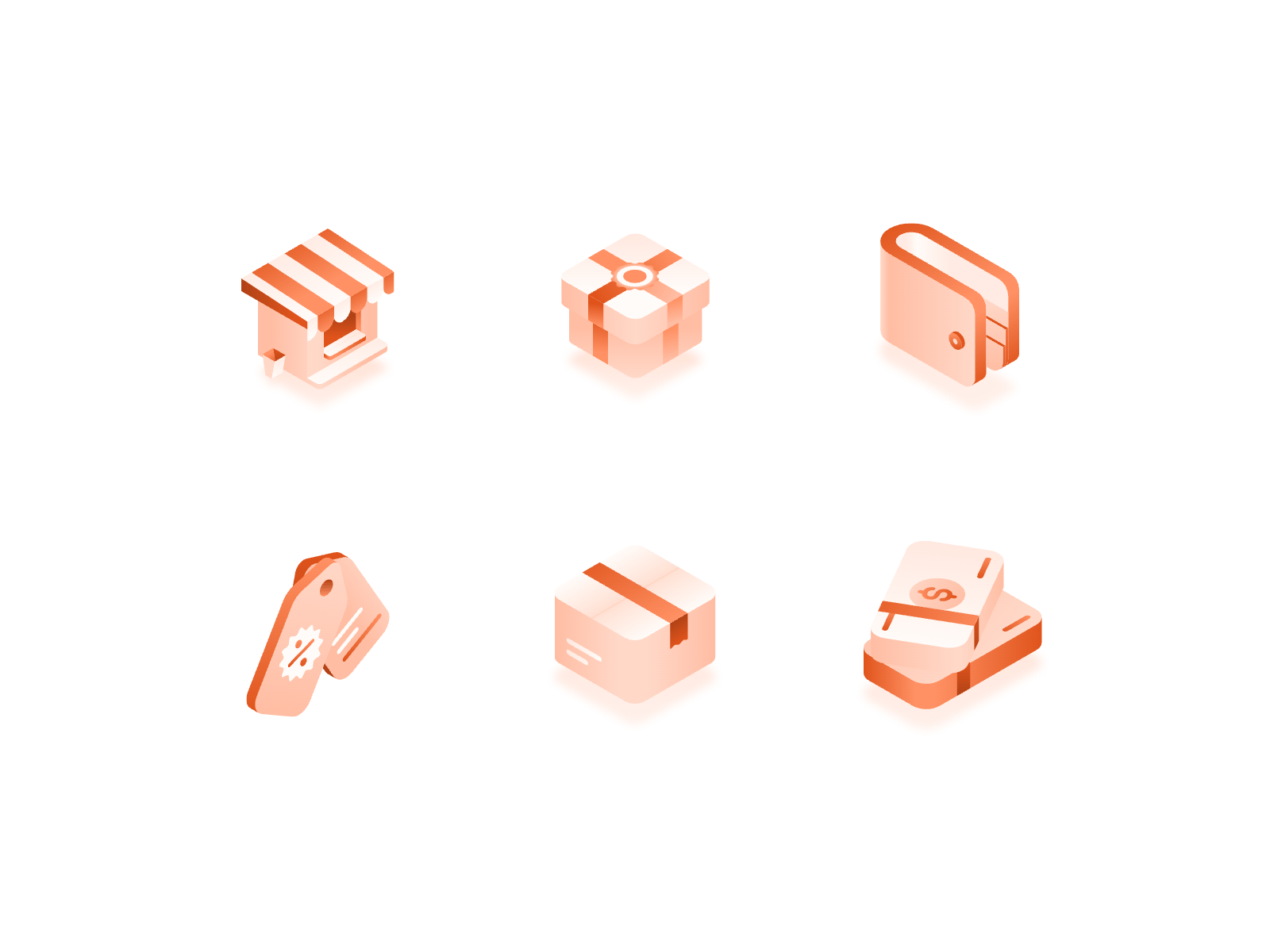 eCommerce - Motion 3d animation branding design ecommerce financial graphic design icon illustration isometric motion graphics online shop ui uxerflow vector