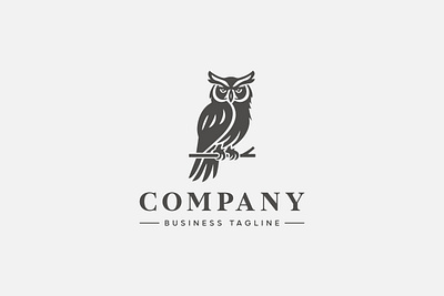 Owl Logo Design design logo majesty nocturnal vector