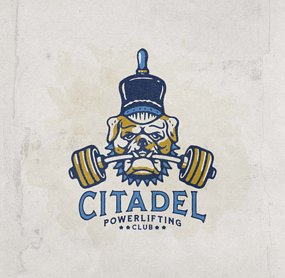 Citadel - Illustration for Merchandise america american angonmangsa badges brand branding citadel design graphic design graphicdesign gym hand drawn illustration lifting logo merch merchandise power powerlifting tshirt