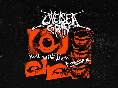 GRAVE apparel band merch branding chelsea grin clothing graphic design illustration logo merch merch design metal metalcore streetwear tshirt design