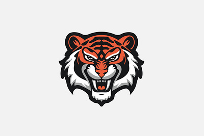 Tiger Logo Design branding design graphic design logo vector wild