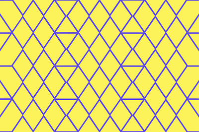 Blue and yellow colure based geometric pattern design pattern