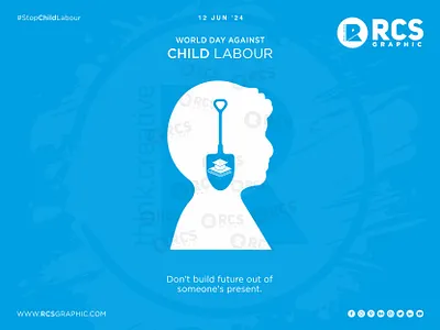 World Day Against Child Labour 2024 branding childlabour creativeads graphicdesign packaging printing rcsgraphic socialmedia stopchildlabour worlddayagainstchildlabour