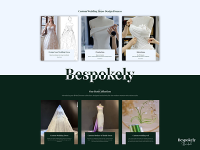 Bespokely Bridal Store clothing homepage landingpage weddingdress womenfashion