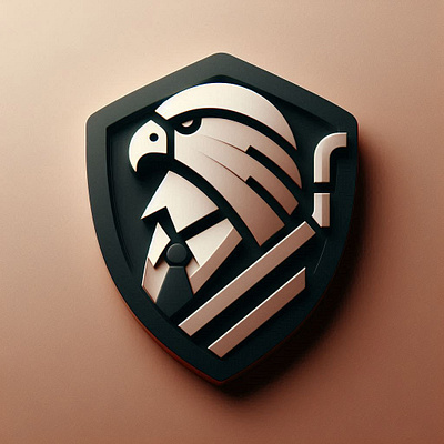 Eagle Logo Design 3d branding graphic design logo mockup motion graphics