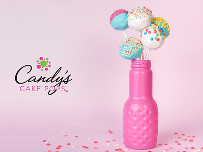 Candy's Cake Pops Website Design candycake homepage landingpage pops ui websitedesign