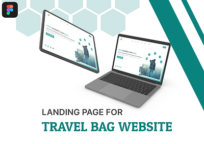 Travel Bag Website Landing Page application design landing page design ui ui design user experience design user interface design ux design website design