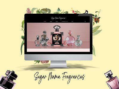 Sugar Mama Fragrances Store fragrances landingpage newdesign ui ux websitedesign
