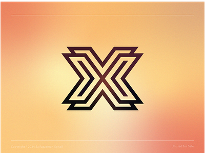 Letter X Luxury Logo (Unused for Sale) brand identity branding dribbble design elegant logo graphic design high end logo letter x logo letter x luxury logo logo logo design logo for sale luxury logo premium logo premium logo design saifuzzaman sohail sophisticated logo unused logo for sale