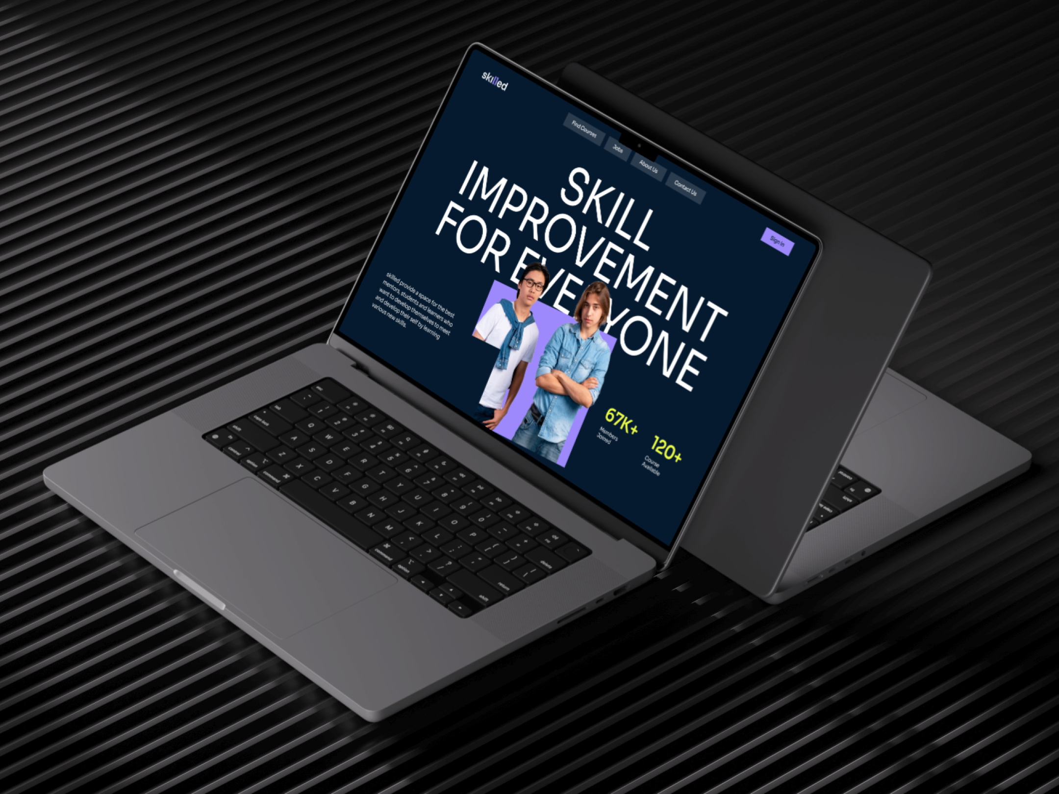 Skilled Online Course – Landing Page by SlabPixel Designer for ...