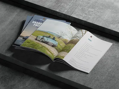 Zoute Grand Prix Magazine — Spring 2024 branding car cars design grand prix graphic design luxury magazine print design racing rally
