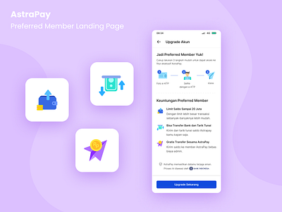 Preferred Member - AstraPay account design icon iconography illustration kyc mobile mobile apps ui upgrade ux