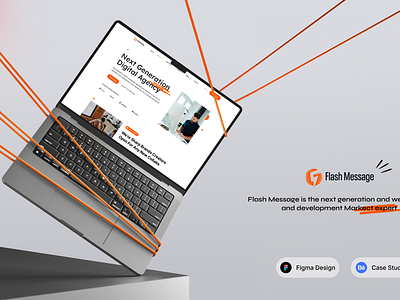 Digital Marketing Agency Website Design digital marketing website orange theme website ui ui ux user interface web design webdesign website development agency wesite ui design