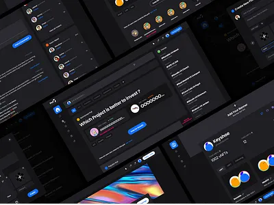 Poll3 - Web3.0 Social Poll Application branding graphic design ui